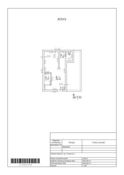 Parduodamas namas Kranto g., Naujasodžio k., Zarasų r. sav., 103.49 m² ploto 4 kambariai 20