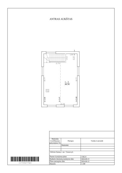 Parduodamas namas Kranto g., Naujasodžio k., Zarasų r. sav., 103.49 m² ploto 4 kambariai 22