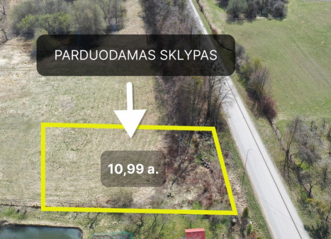 Parduodamas kitos paskirties sklypas Pelėdų g., Akademijos mstl., Kauno r. sav., 10.99 a ploto