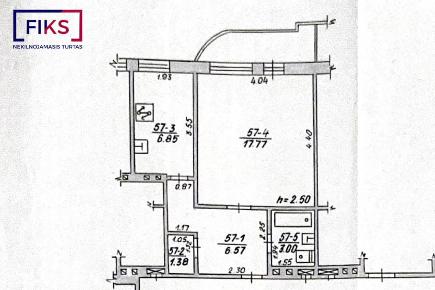 Parduodamas butas Šarkuvos g., Šilainiai, Kauno m., Kauno m. sav., 35.57 m² ploto 1 kambarys 11