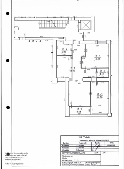 Parduodamas butas M. Mažvydo g., Pilaitė, Vilniaus m., Vilniaus m. sav., 89.79 m² ploto 3 kambariai 23