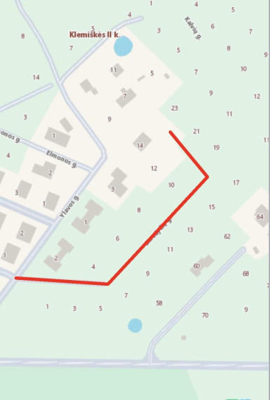Parduodamas sklypas Smedyčių g., Klemiškės II k., Klaipėdos r. sav., 30.00 a ploto 1