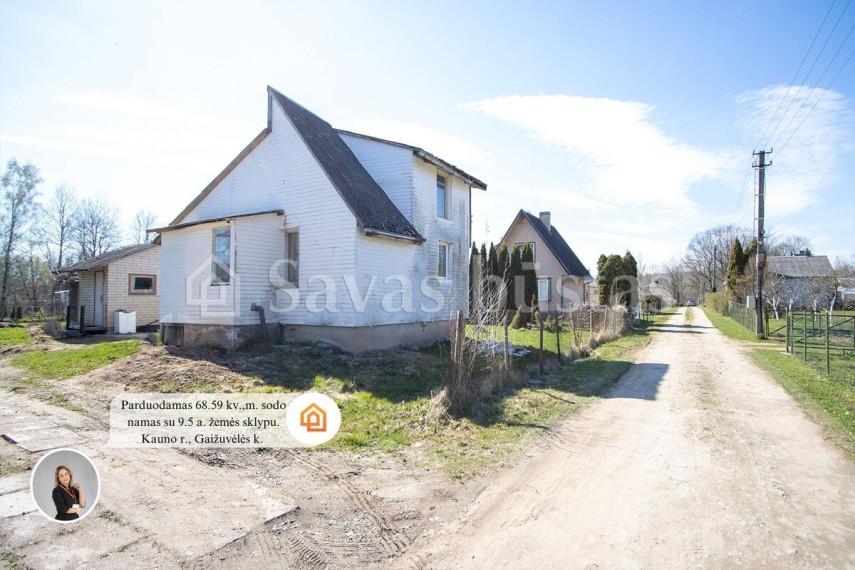 Parduodamas namas Neries g., Gaižuvėlės k., Kauno r. sav., 68.59 m2 ploto, 1 aukštai 1
