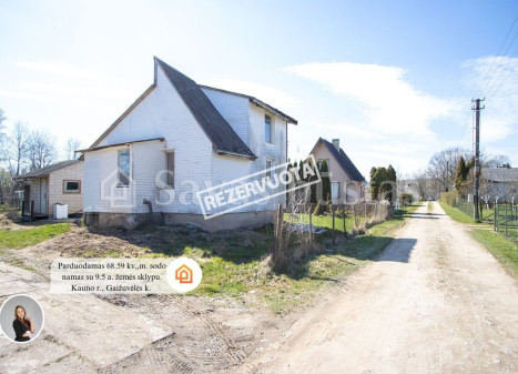 Parduodamas namas Neries g., Gaižuvėlės k., Kauno r. sav., 68.59 m2 ploto, 1 aukštai Parduodamas namas Neries g., Gaižuvėlės k., Kauno r. sav., 68.59 m2 ploto, 1 aukštai