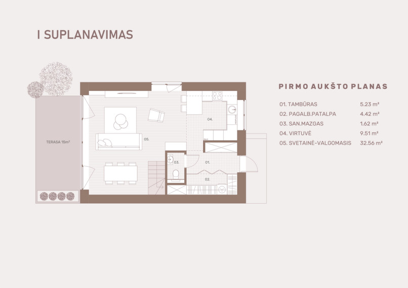 Parduodamas butas Žemoji g., Pavilnys, Vilniaus m., Vilniaus m. sav., 100 m2 ploto, 4 kambariai 10