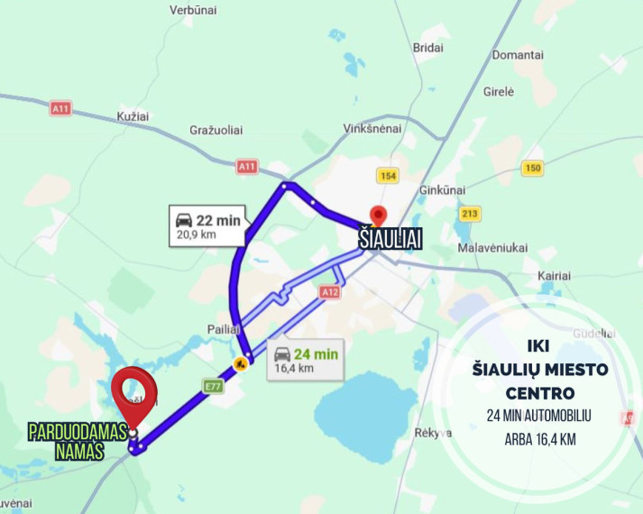 Parduodamas namas Šilojų g., Bubių k., Šiaulių r. sav., 82.99 m2 ploto, 1 aukštai 23