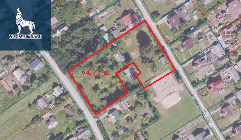 Parduodamas kitos paskirties sklypas Vilniaus r. sav., Skaisterių k., Skaisterių g.33, 54.77 a ploto 1