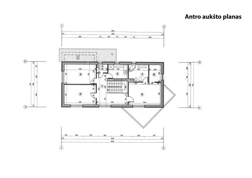 Parduodamas namas M. K. Šemetos g., Bajorai, Vilniaus m., Vilniaus m. sav., 229.75 m2 ploto, 2 aukštai 17
