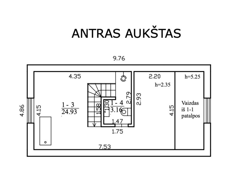 Parduodamas namas Nendrių g., Svencelės k., Klaipėdos r. sav., 64.54 m2 ploto, 2 aukštai 38
