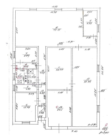 Parduodamos administracinės, gamybinės, sandėliavimo patalpos Alyvų g., Radviliškio m., Radviliškio r. sav., 260 m2 ploto 23