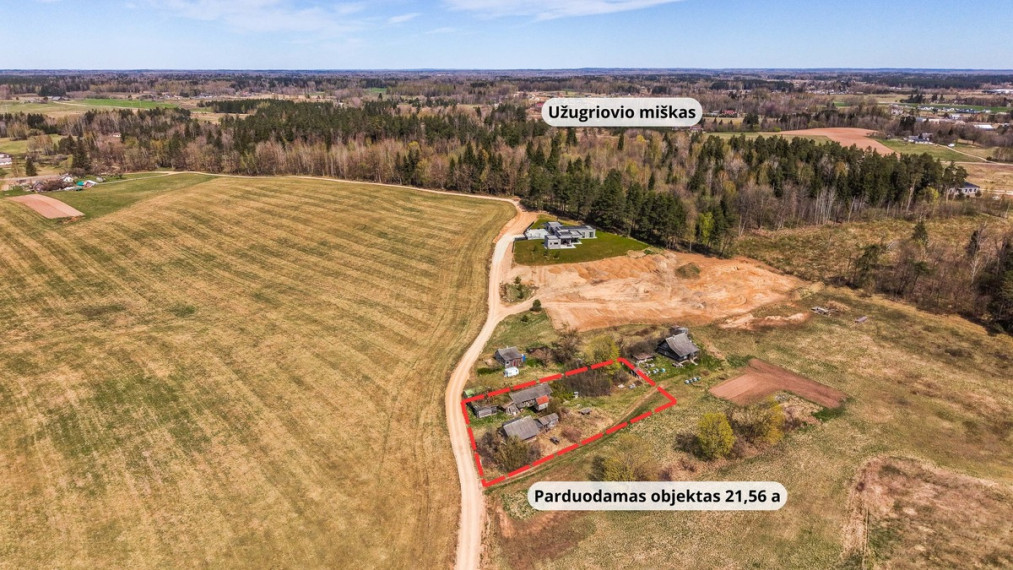 Parduodamas kitos paskirties sklypas Žirgų g., Riešės k., Vilniaus r. sav., 21.56 a ploto 1