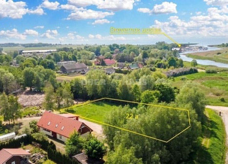 Parduodamas namų valdos paskirties sklypas Mokyklos g., Drevernos k., Klaipėdos r. sav., 22 a ploto