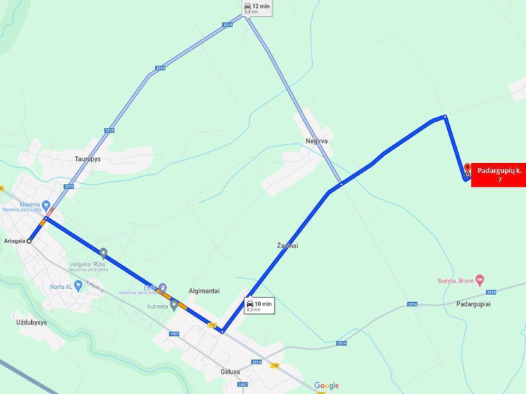 Parduodamas kitos paskirties sklypas Raseinių r. sav., Padargupių k., Liepų g., 60.84 a ploto 29