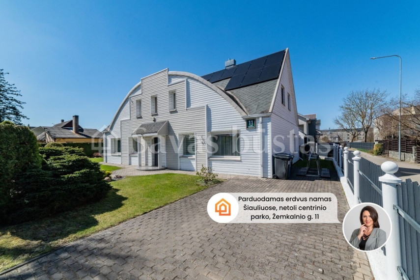 Parduodamas namas Žemkalnio g., Šiaulių m., Šiaulių m. sav., 202.96 m2 ploto, 1 aukštai 1