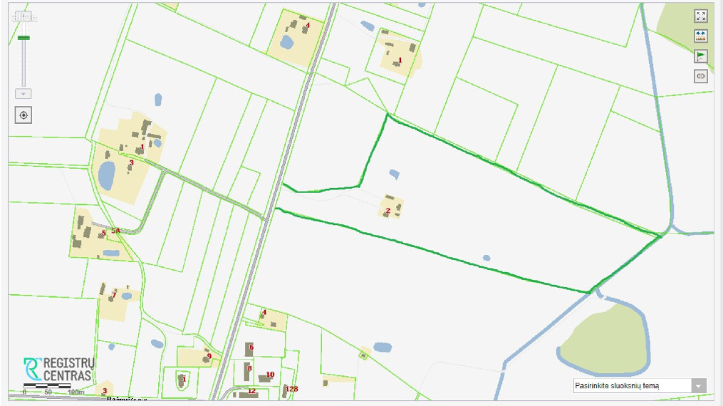 Parduodamas sklypas Mokyklos g., Alionių I k., Širvintų r. sav., 1373 a ploto 17