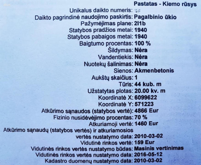 Parduodamas sklypas Mokyklos g., Alionių I k., Širvintų r. sav., 1373 a ploto 8