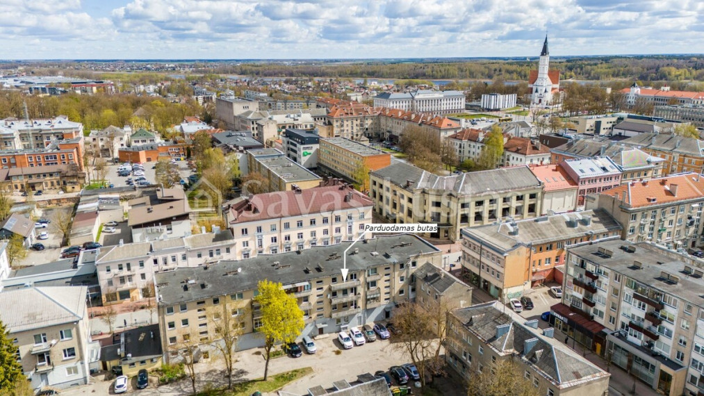 Parduodamas butas Vilniaus g., Šiaulių m., Šiaulių m. sav., 44.22 m2 ploto, 1 kambariai 2