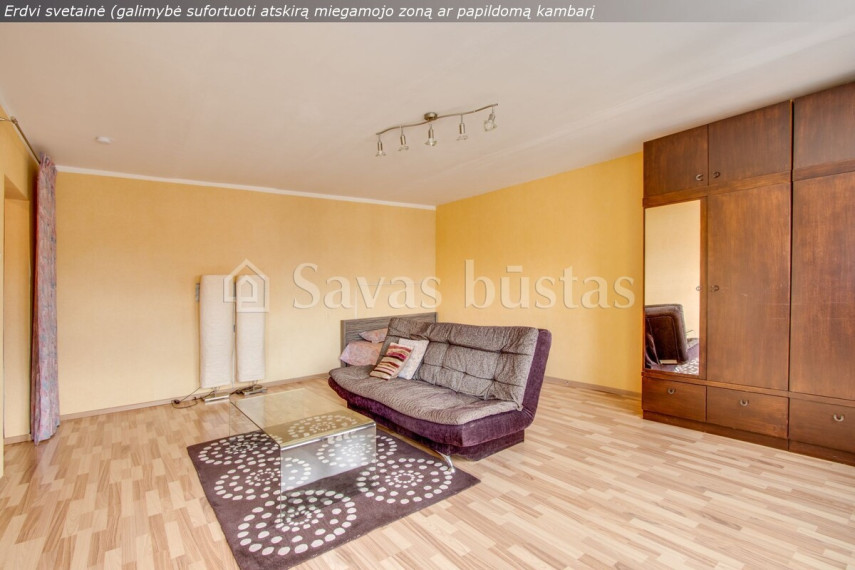 Parduodamas butas Vilniaus g., Šiaulių m., Šiaulių m. sav., 44.22 m2 ploto, 1 kambariai 10