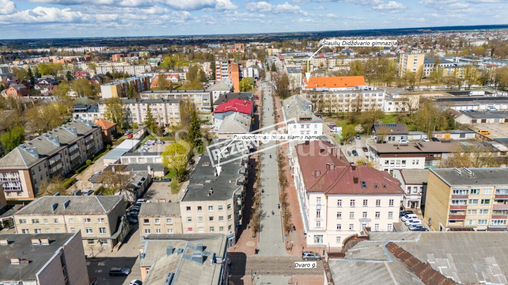 Parduodamas butas Vilniaus g., Šiaulių m., Šiaulių m. sav., 44.22 m2 ploto, 1 kambariai 1