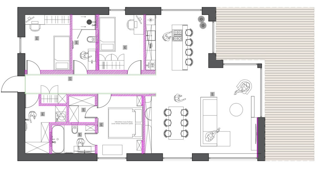 Parduodamas namas Pusiasalio g., Peliūnų k., Elektrėnų sav., 150 m2 ploto, 1 aukštai 20