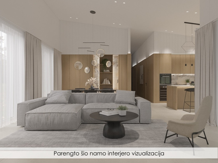 Parduodamas namas Pusiasalio g., Peliūnų k., Elektrėnų sav., 150 m2 ploto, 1 aukštai 28