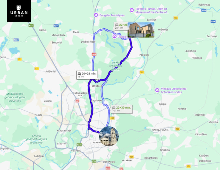 Parduodamas namas Krakiškių g., Balsiuose, Vilniuje, 157.07 kv.m ploto, 2 aukštai 25