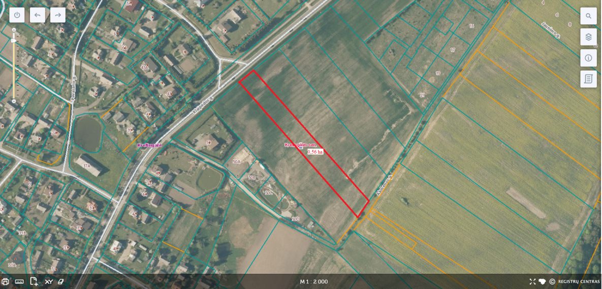 Parduodamas sklypas Klaipėdos g., Kretingalės mstl., Klaipėdos r. sav., 56 a ploto 4