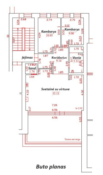 Nuomojamas butas Bitininkų g., Freda, Kauno m., Kauno m. sav., 70 m2 ploto, 3 kambariai 19