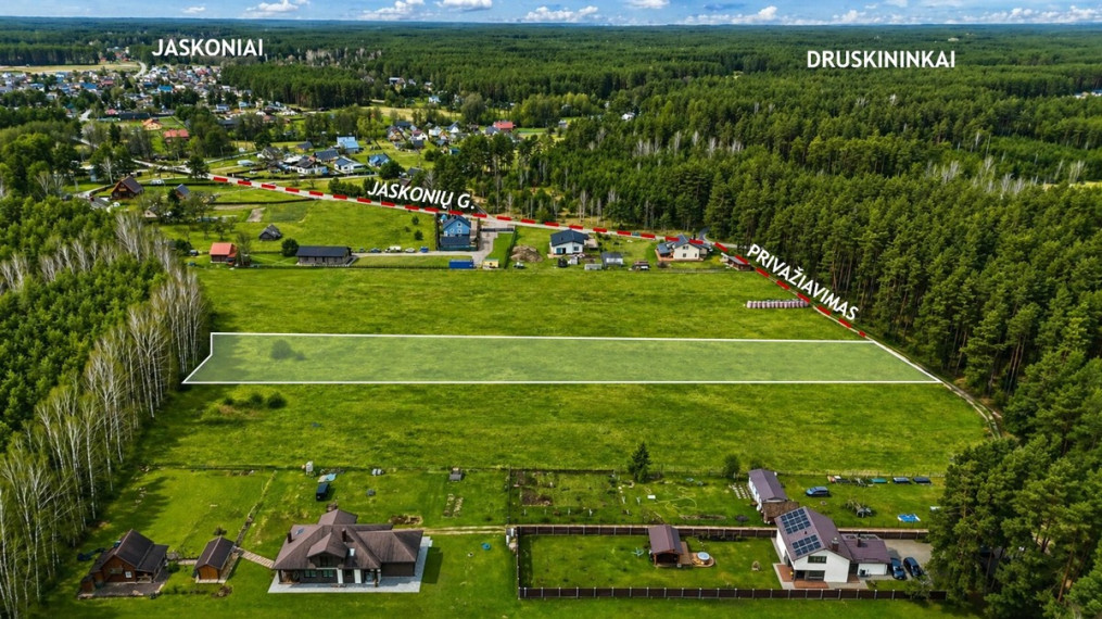 Parduodamas  sklypas Druskininkų sav., Viečiūnų mstl., Jaskonių, 38.42 a ploto 1