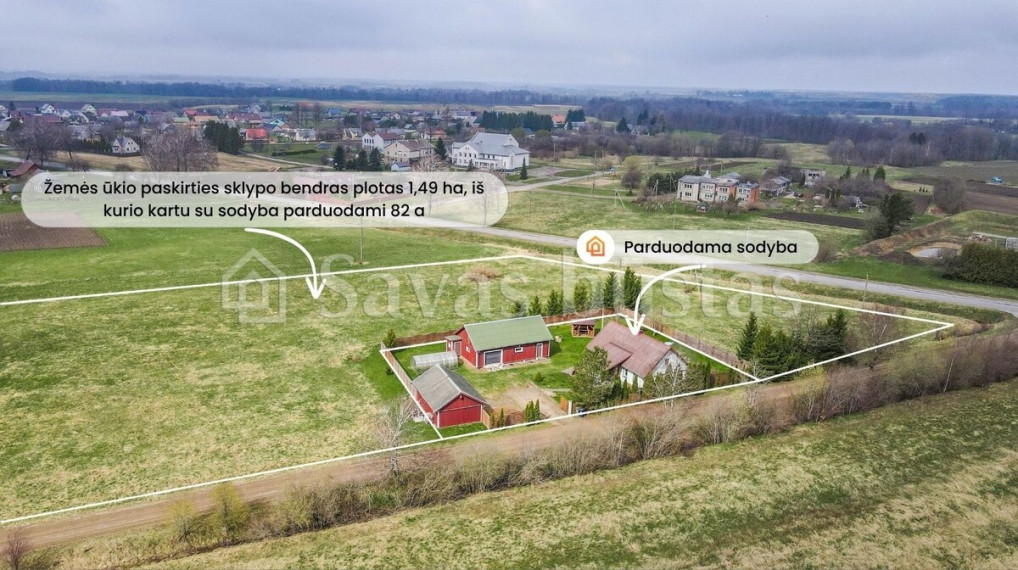 Parduodamas namas Kretingos r. sav., Laivių k., Platelių, 120 m2 ploto,  aukštai 23