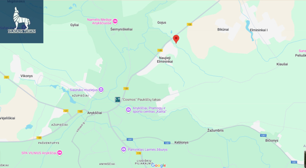 Parduodamas kitos paskirties sklypas Šilelio g., Naujųjų Elmininkų k., Anykščių r. sav., 65 a ploto 10