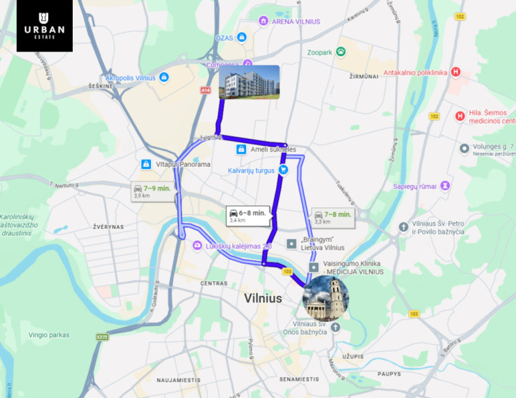 Parduodamas butas Linkmenų g., Šnipiškėse, Vilniuje, 59.06 kv.m ploto 28