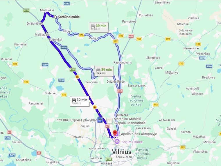 Parduodamas kitos paskirties sklypas Karšūnalaukio k., Širvintų r. sav., 140 a ploto 13