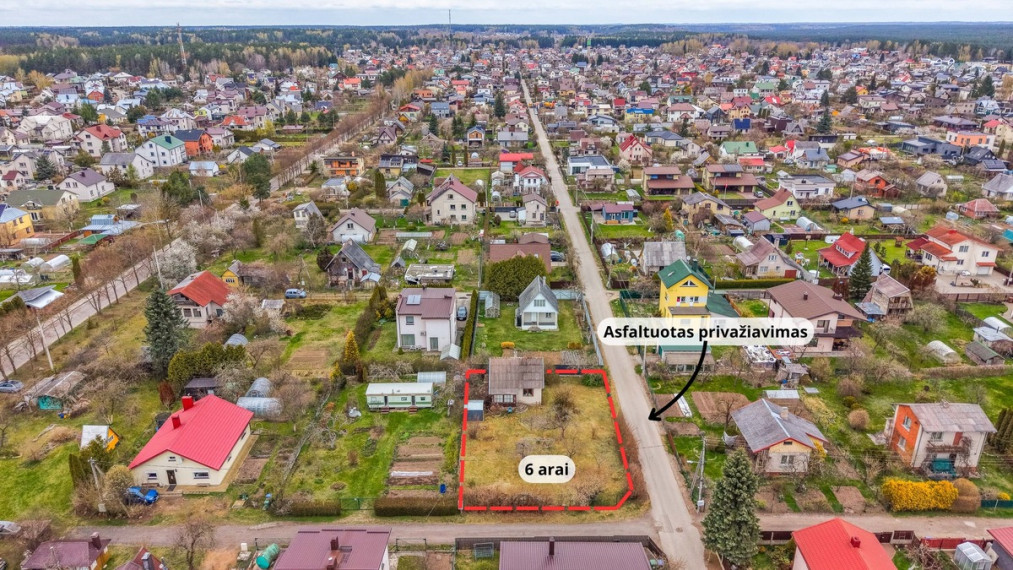 Parduodamas namas Kryžiokų Sodų 8-oji g., Vilniaus m., Vilniaus m. sav., 55.7 m2 ploto, 1 aukštai 3