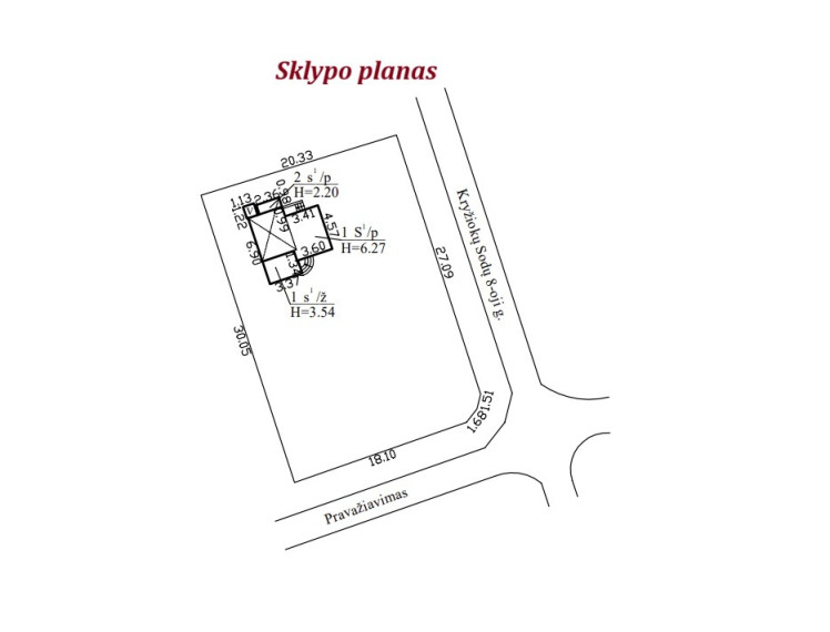 Parduodamas namas Kryžiokų Sodų 8-oji g., Vilniaus m., Vilniaus m. sav., 55.7 m2 ploto, 1 aukštai 24