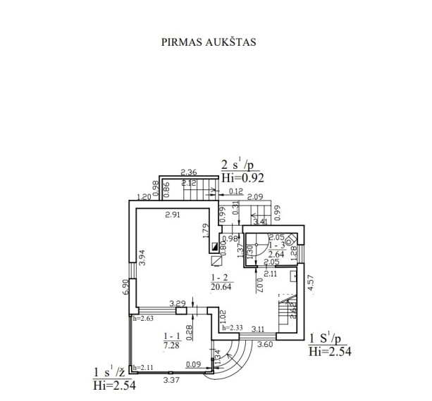 Parduodamas namas Kryžiokų Sodų 8-oji g., Vilniaus m., Vilniaus m. sav., 55.7 m2 ploto, 1 aukštai 25