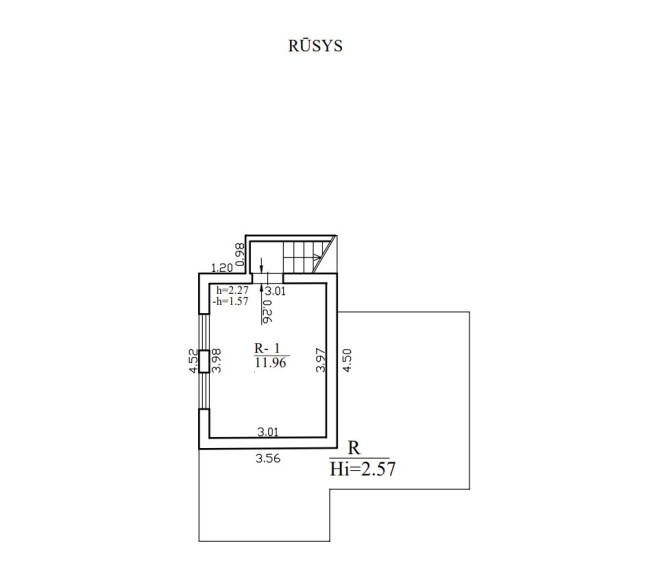 Parduodamas namas Kryžiokų Sodų 8-oji g., Vilniaus m., Vilniaus m. sav., 55.7 m2 ploto, 1 aukštai 27