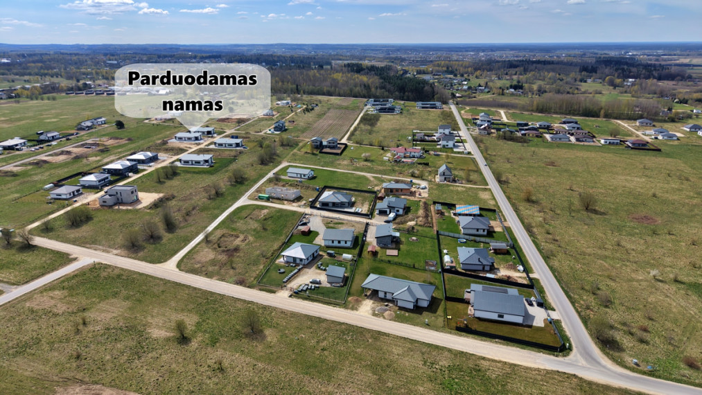 Parduodamas namas Svajonių g., Daržininkų k., Vilniaus r. sav., 95.52 m2 ploto, 1 aukštai 7