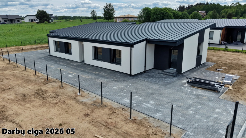 Parduodamas namas Svajonių g., Daržininkų k., Vilniaus r. sav., 95.52 m2 ploto, 1 aukštai 1