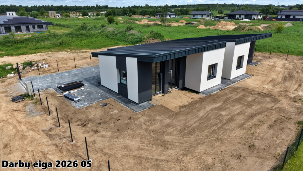 Parduodamas namas Svajonių g., Daržininkų k., Vilniaus r. sav., 95.52 m2 ploto, 1 aukštai 2