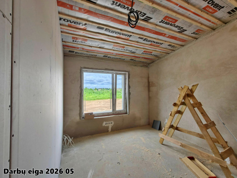 Parduodamas namas Svajonių g., Daržininkų k., Vilniaus r. sav., 95.52 m2 ploto, 1 aukštai 10