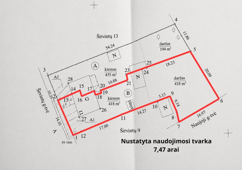 Parduodamas namas Širvintų g., Maišiagalos mstl., Vilniaus r. sav., 50.43 m2 ploto, 2 aukštai 12