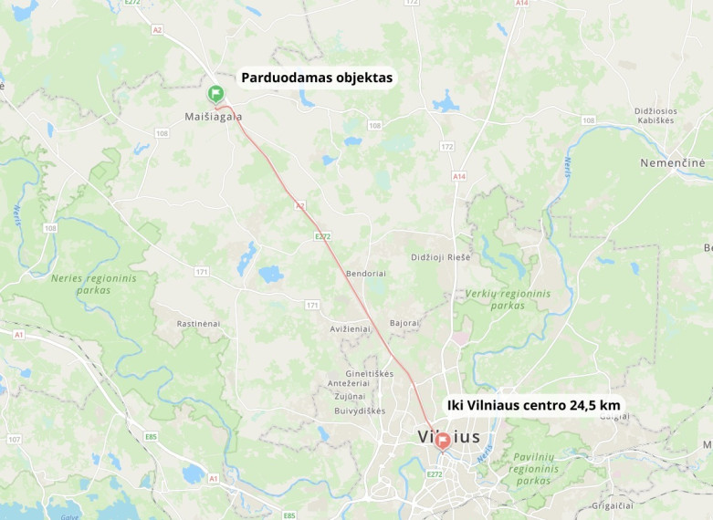 Parduodamas namas Širvintų g., Maišiagalos mstl., Vilniaus r. sav., 50.43 m2 ploto, 2 aukštai 14