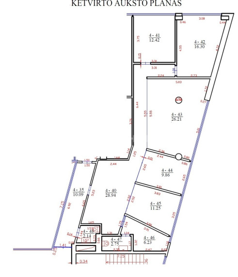 Nuomojamos administracinės patalpos Ukmergės g., Fabijoniškės, Vilniaus m., Vilniaus m. sav., 113.96 m2 ploto 12