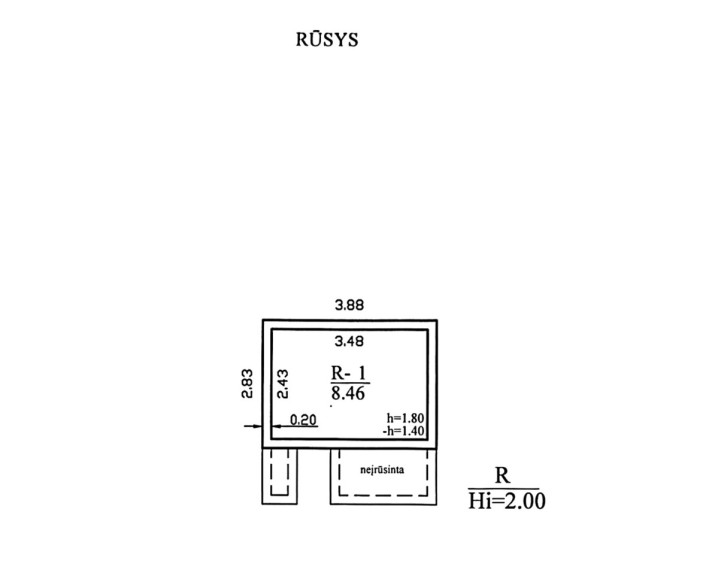 Parduodamas namas Vyturių g., Muiželėnų k., Alytaus r. sav., 20.86 m2 ploto, 1 aukštai 10