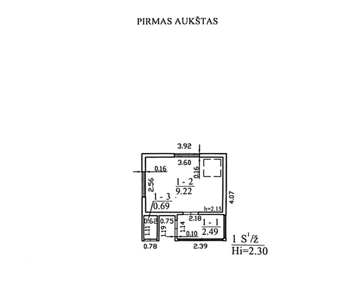 Parduodamas namas Vyturių g., Muiželėnų k., Alytaus r. sav., 20.86 m2 ploto, 1 aukštai 11