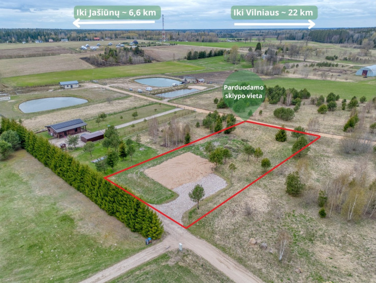 Parduodamas  sklypas Auksinio Klevo g., Marazų k., Šalčininkų r. sav., 25 a ploto 23