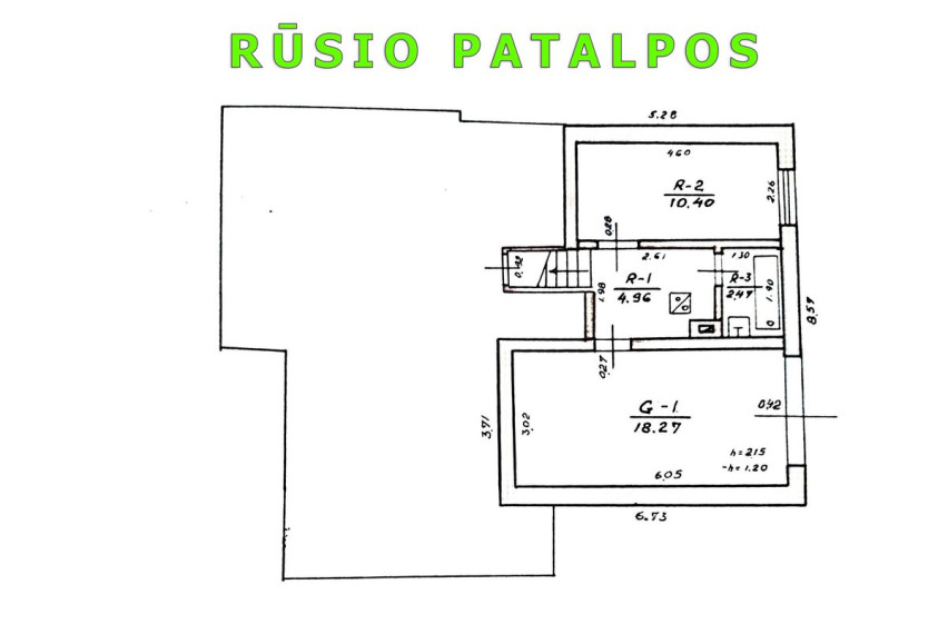 Parduodamas namas Parko g., Balninkų mstl., Molėtų r. sav., 120 m2 ploto, 1 aukštai 18