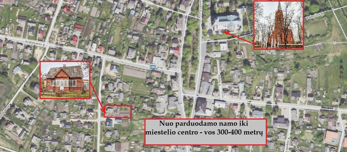 Parduodamas namas Sporto g., Ramygalos m., Panevėžio r. sav., 84.1 m2 ploto, 1 aukštai 32