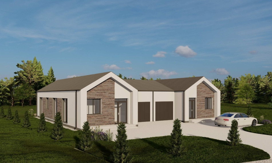 Parduodamas namas Žemoji g., Didžiosios Riešės mstl., Vilniaus r. sav., 114.71 m2 ploto, 1 aukštai 17